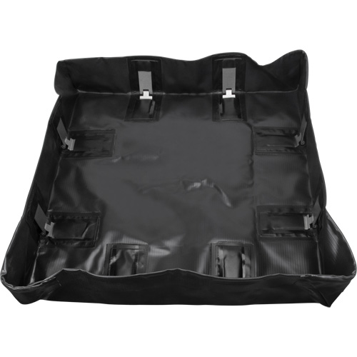 Berme repliable, Capacit&eacute; 60 gal. US, 4' la x 4' lo x 6" h, Support &agrave; encliqueter Groupe Generik