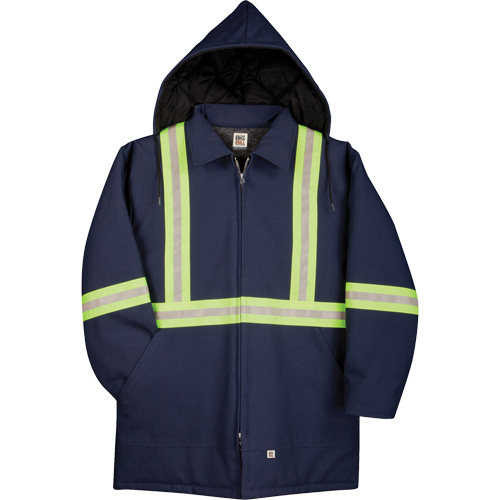 Parka en canard de premi&egrave;re qualit&eacute; avec mat&eacute;riau r&eacute;fl&eacute;chissant, Bleu marine, Petit Groupe Generik
