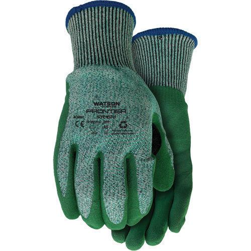 Gants 351 Stealth Frontier, Taille Petit, Calibre 13, Rev&ecirc;tement PVC/Latex de caoutchouc, Enveloppe en PEHP/Polyester, ASTM ANSI niveau A5 Groupe Generik