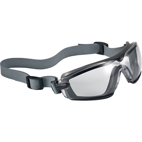 Cobra TPR Compact Safety Goggles, Clear Lens, Anti-Fog/Anti-Scratch, Closed Vent Groupe Generik