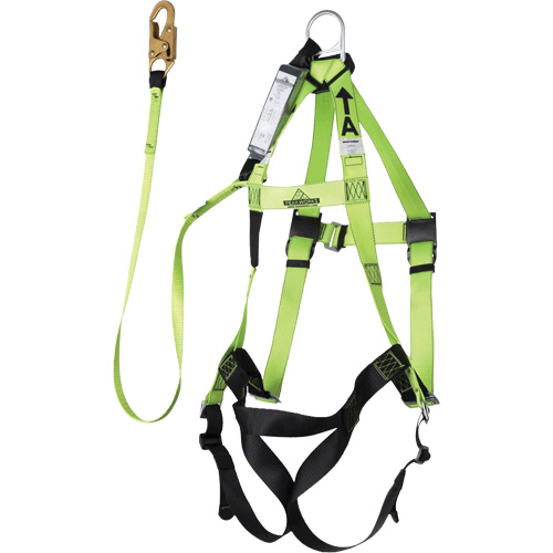 FBH-10000A6440-4 Harnais & longe classe A de 4' avec capacit&eacute; de 350 lb, Combinaison harnais/longe Groupe Generik