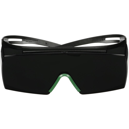SecureFit 3700 Series Safety Glasses SF3750AS-BLK, Grey/IR 5.0 Lens, Anti-Scratch, ANSI Z87+/Meets/Exceeds CSA Z94.3 Groupe Generik