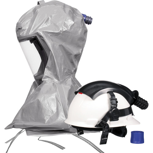 Cagoule Versaflo s&eacute;rie S S-867 avec voile interne &agrave; coutures scell&eacute;es et casque, Standard, Casque rigide, Bavette Simple Groupe Generik