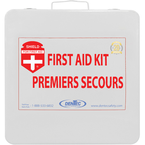 Shield First Aid Kit, Meets/Exceeds CSA Z1220-24 Type 2 Low-Risk Environment, Medium (26-50 Workers) Groupe Generik