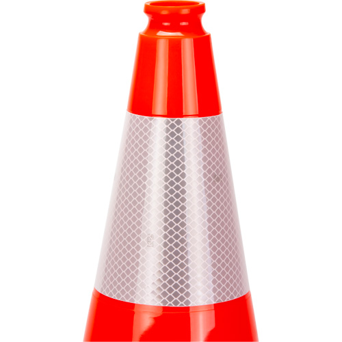 Premium Traffic Cone, 18", Orange, 6" Reflective Collar(s) Groupe Generik