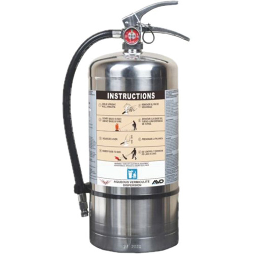Fire Extinguisher for Lithium-ion Battery Fire Protection, AVD, 6 L Capacity Groupe Generik