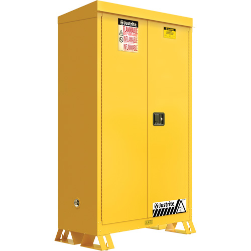 Armoire ext&eacute;rieure pour produits inflammables, 45 gal., 2 Porte(s), 43" La x 65" h x 18" p Groupe Generik