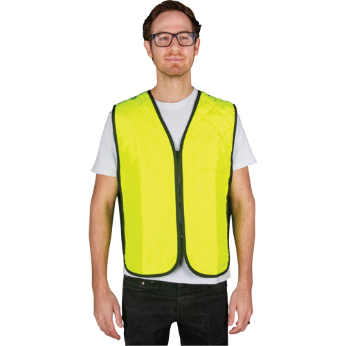 Veste refroidissante &agrave; &eacute;vaporation, Moyen, Jaune lime haute visibilit&eacute; Groupe Generik