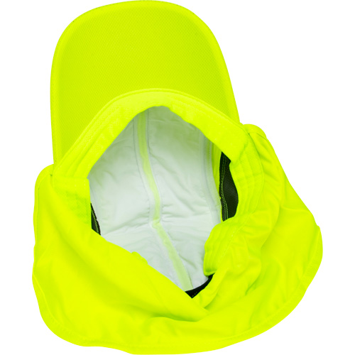 Chapeaux de refroidissement avec voiles pour le cou, Lime haute visibilit&eacute; Groupe Generik