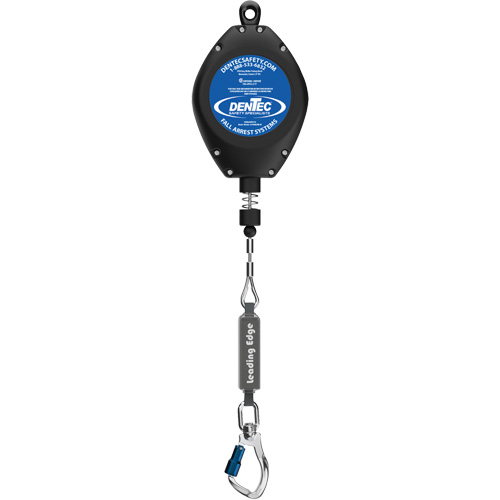 Self-Retracting Lifeline, 50', Galvanized Steel, Swivel Groupe Generik
