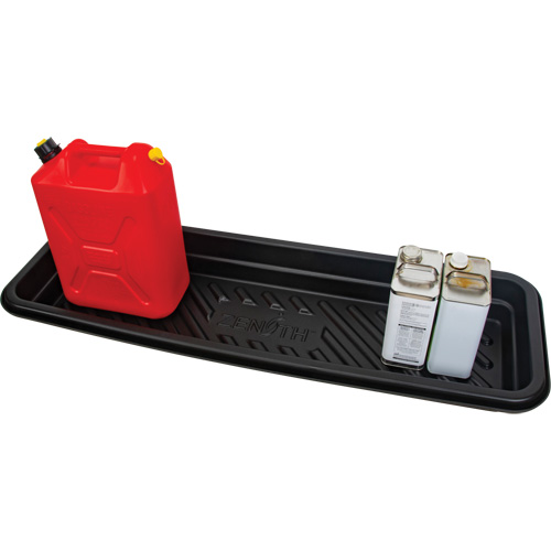 Spill Tray, 12" L x 48" W x 4.5" H, 12 US gal. Spill Capacity Groupe Generik