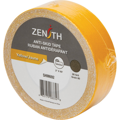Ruban antid&eacute;rapant, 2" x 60', Jaune Groupe Generik