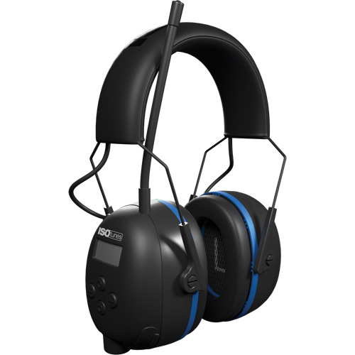 Black & Blue Air Defender AM/FM BT Earmuffs, Headband Style, 25 dB Groupe Generik