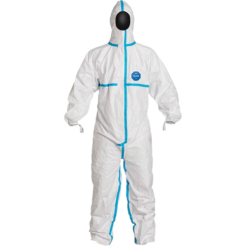 Combinaisons &agrave; capuchon, Petit, Blanc, Tyvek 600 Groupe Generik
