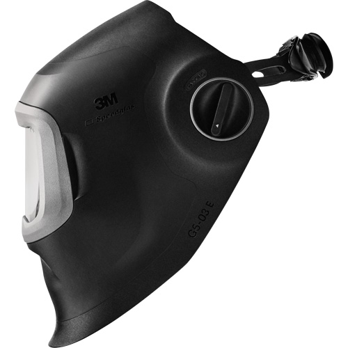 Speedglas G5-03 E Welding Helmet 09-0100-20 with G5NC ADF, 4.2" L x 2.1" W View Area, 3/5/8 - 12 Shade Range, Black Groupe Generik