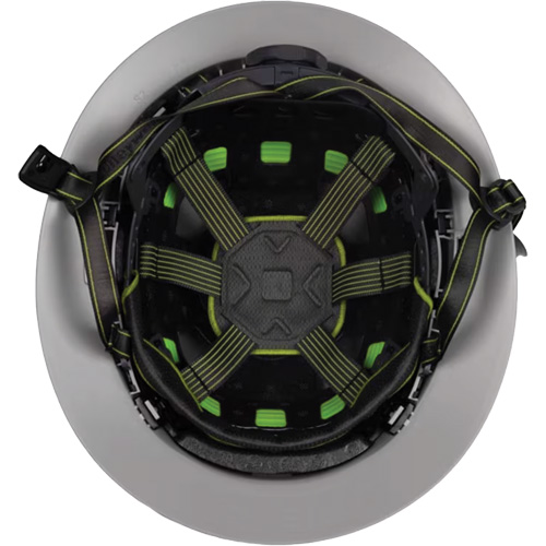 Casque Fibre Metal de style escalade avec bordure compl&egrave;te, R&eacute;pond aux normes CSA type 2, Suspension Rochet, Ventil&eacute; Groupe Generik