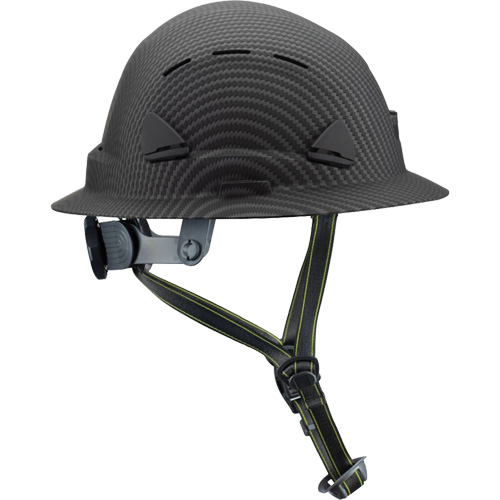 Casque Fibre Metal de style escalade avec bordure compl&egrave;te, R&eacute;pond aux normes CSA type 2, Suspension Rochet, Ventil&eacute; Groupe Generik