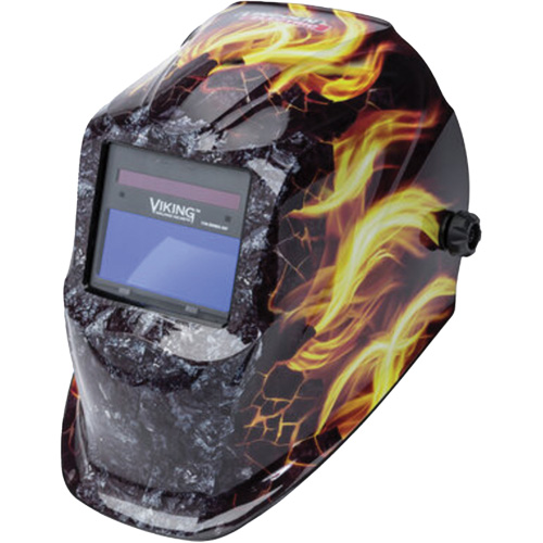Masque de soudage auto-assombrissant VIKING 1740 Ignition, 3,78" lo x 1,67" la Champ de vision, Teinte 9 - 13 Groupe Generik