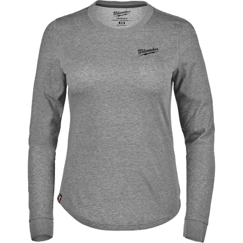 T-shirt hybride &agrave; manches longues FREEFLEX, Femmes, T-petit, Gris Groupe Generik