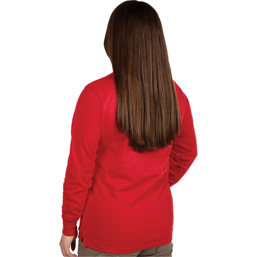 GRIDIRON Long Sleeve Logo T-Shirt, Women's, X-Small, Red Groupe Generik