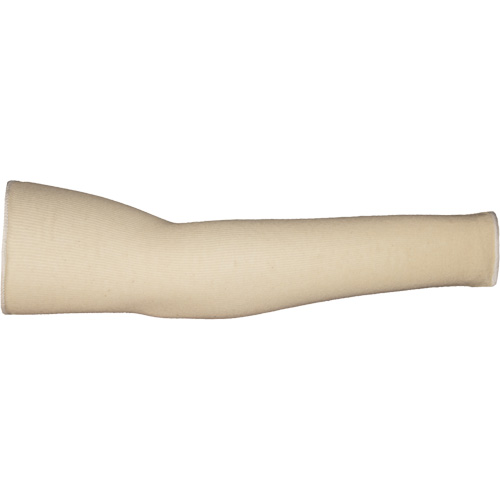 Manchette de protection pour des t&acirc;ches &agrave; faible risque PKCW KnitActiv –  emballage pour machines distributrices, 18", Coton, Beige Groupe Generik