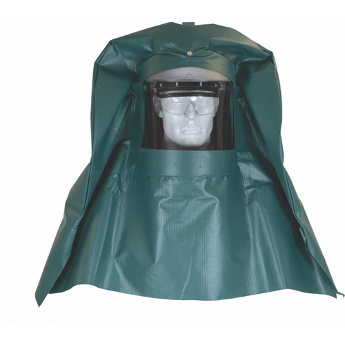 Cagoule anti-&eacute;claboussures chimiques et casquette rigide avec visi&egrave;re r&eacute;sistante aux produits chimiques Groupe Generik