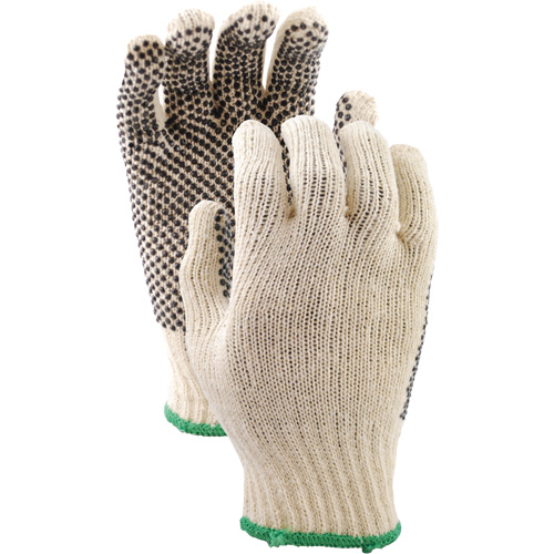 Gants en tricot avec pois de PVC 417, Poly/coton, Un c&ocirc;t&eacute;, Petit Groupe Generik