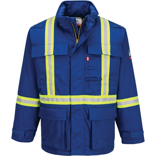Parka dhiver isol&eacute;e 88/12 Bizflame, Bleu, Petit Groupe Generik