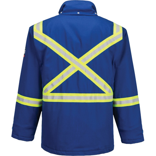 Parka dhiver isol&eacute;e 88/12 Bizflame, Bleu, Petit Groupe Generik