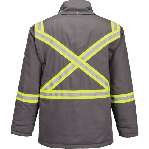 Parka dhiver isol&eacute;e 88/12 Bizflame, Gris, Moyen (grande taille) Groupe Generik