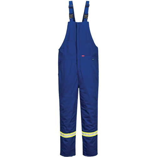 Pantalon &agrave; bavette isol&eacute; 88/12 Bizflame, Coton/Nylon, Moyen (grande taille), Bleu Groupe Generik