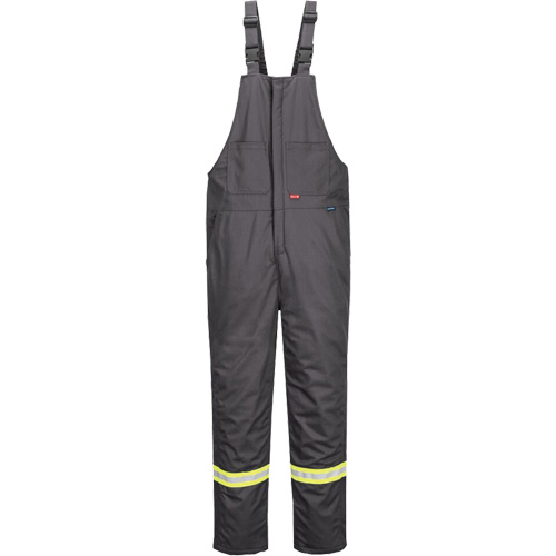 Pantalon &agrave; bavette isol&eacute; 88/12 Bizflame, Coton/Nylon, Moyen (grande taille), Gris Groupe Generik