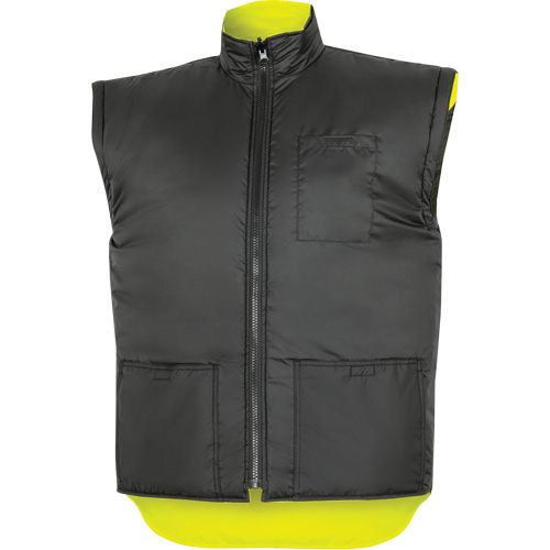 Parka de s&eacute;curit&eacute; d'hiver imperm&eacute;able 7-en-1 5057 Pioneer Yukon, Polyester, Noir/Jaune lime haute visibilit&eacute;, T-petit Groupe Generik