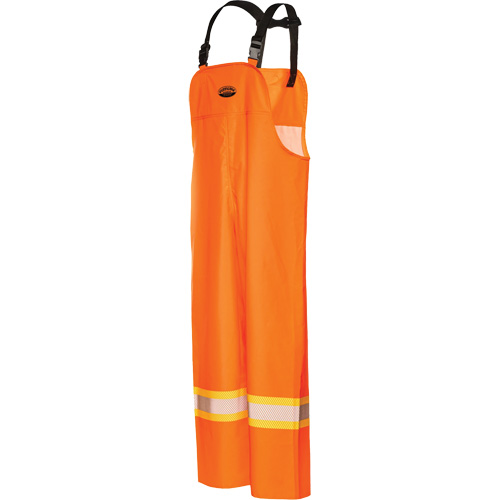 R805 Hurricane Bib Pants, Small, High Visibility Orange Groupe Generik