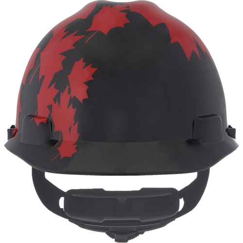 Casque sp&eacute;cialis&eacute; V-Gard, Suspension Rochet, Noir/Rouge Groupe Generik
