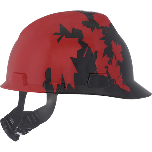 Casque sp&eacute;cialis&eacute; V-Gard, Suspension Rochet, Noir/Rouge Groupe Generik