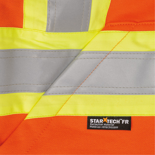 Heavyweight Safety Hoodie, Women's, X-Small, High Visibility Orange Groupe Generik