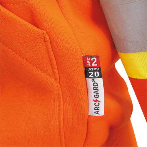 Heavyweight Safety Hoodie, Women's, X-Small, High Visibility Orange Groupe Generik