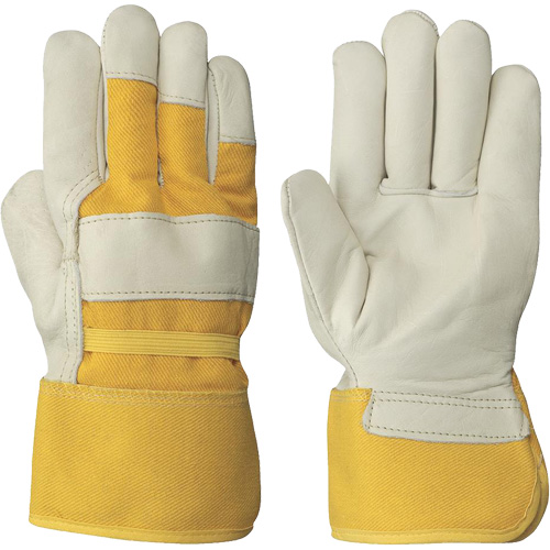 Women's Insulated Cow Grain Gloves, One Size, Grain Cowhide Palm, Fleece Inner Lining Groupe Generik