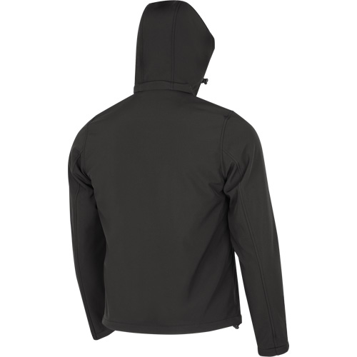 Heated Soft-Shell Jacket, Men's, Small, Black Groupe Generik