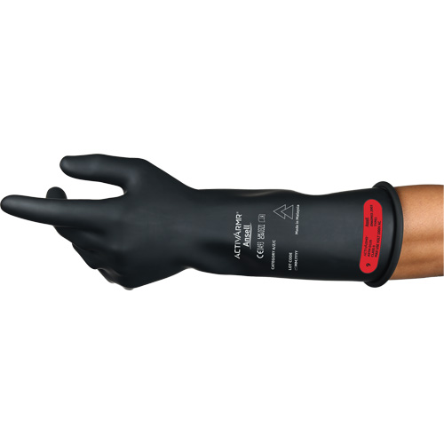 Gants &eacute;lectriques isol&eacute;s ultra l&eacute;gers ActivArmr RIG R014BUL, ASTM classe 0, Taille 7, 14" lo Groupe Generik