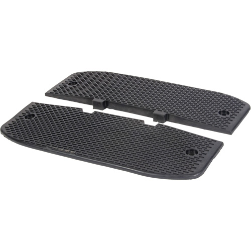 Speed Hump End Caps, Rubber, 3' L x 20" W x 2" H Groupe Generik