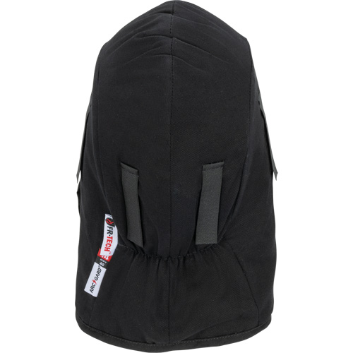 Pioneer 766A Flame-Resistant Quilted Hard Hat Liner with Detachable Mouthpiece, Black/Grey, Cotton/FR-Tech&reg;/Modacrylic/Nylon Groupe Generik