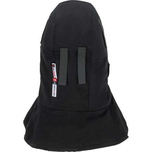 Pioneer 765A Flame-Resistant Quilted Hard Hat Liner with Long Neck & Detachable Mouthpiece, Black/Grey, Cotton/FR-Tech&reg;/Modacrylic/Nylon Groupe Generik