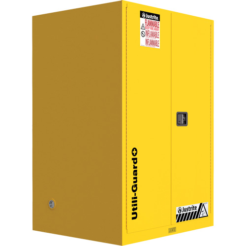 Armoire de s&eacute;curit&eacute; pour produits inflammables Utili-Guard+, 45 gal., 2 Porte(s), 43" La x 65" h x 22" p Groupe Generik