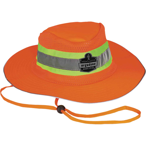 GloWear 8935 Ranger Sun Hat, Large/X-Large, High Visibility Orange, Polyester Groupe Generik