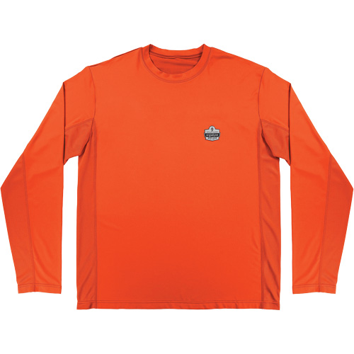 Chemise de refroidissement &agrave; manches longues avec protection solaire et UV Chill-Its 6689, Orange, Petit Groupe Generik