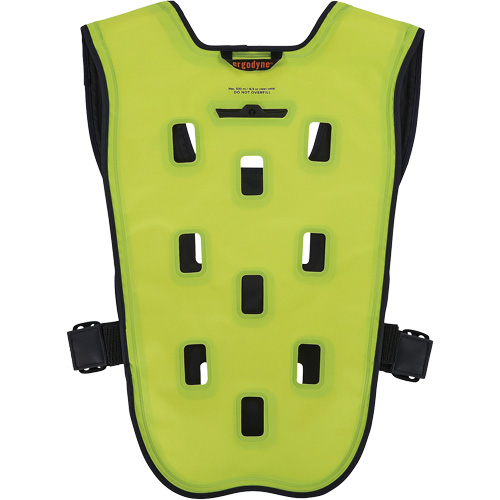 Veste de refroidissement &eacute;vaporatif Chill-Its 6685 avec fermeture &agrave; glissi&egrave;re, Petit/Moyen, Jaune lime haute visibilit&eacute; Groupe Generik