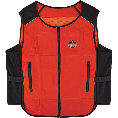 Veste de refroidissement &agrave; changement de phase l&eacute;g&egrave;re Chill-Its 6255 (veste seulement), Petit/Moyen, Orange Groupe Generik