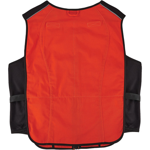 Veste de refroidissement &agrave; changement de phase l&eacute;g&egrave;re avec sachets de recharge Chill-Its 6260, 2T-grand/3T-grand, Orange Groupe Generik